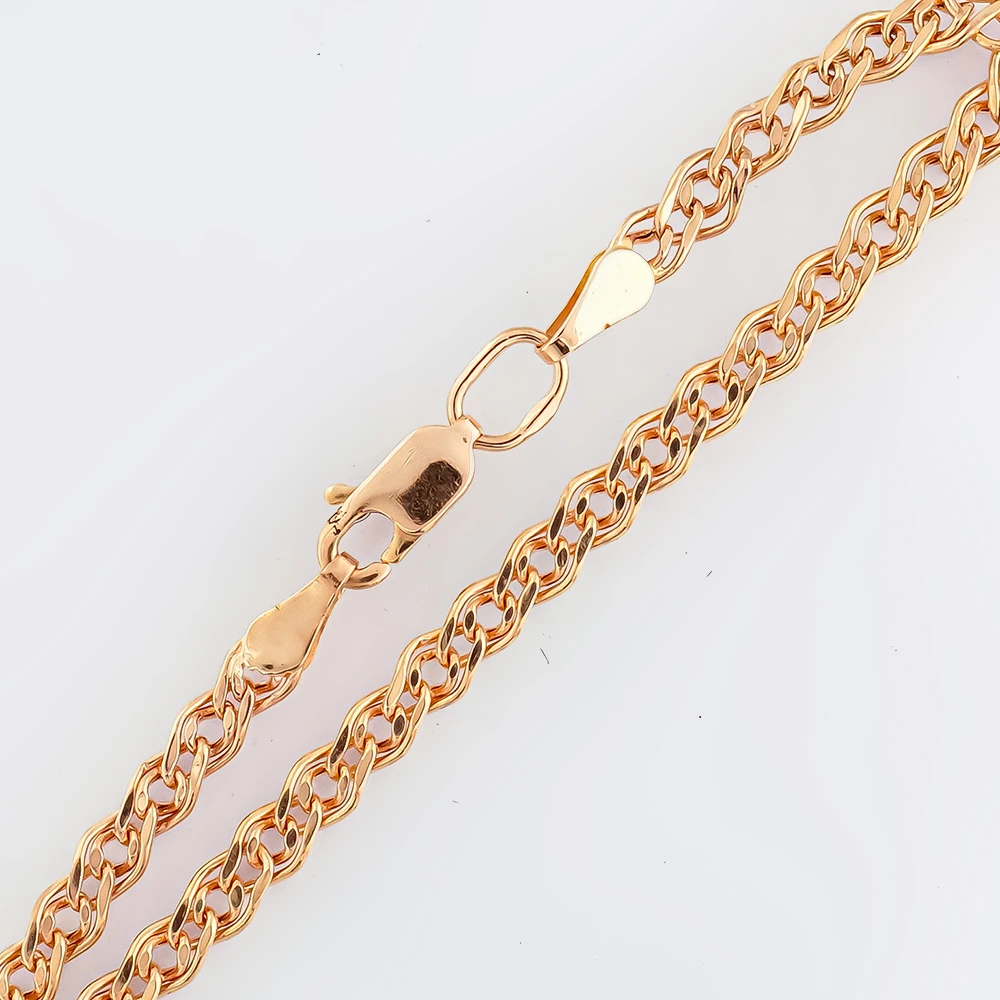 Браслет из красного золота 585 пробы