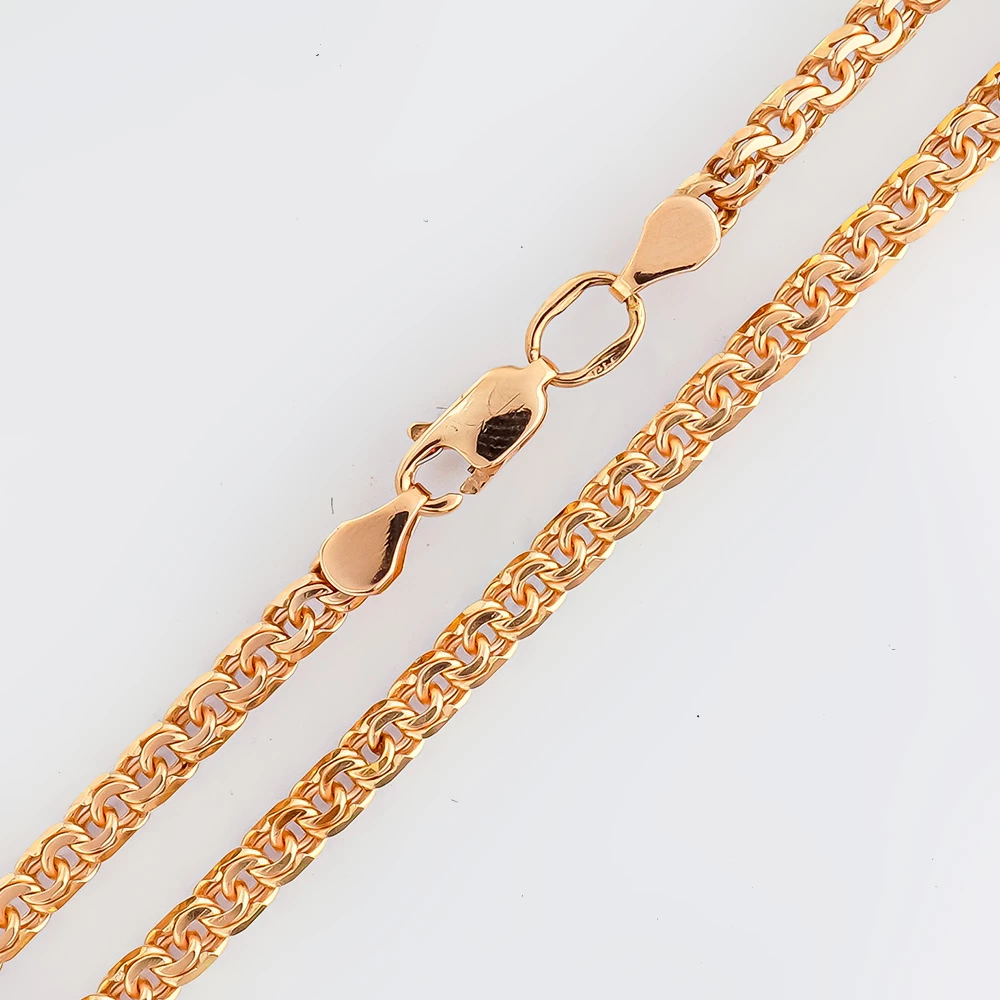 Браслет из красного золота 585 пробы