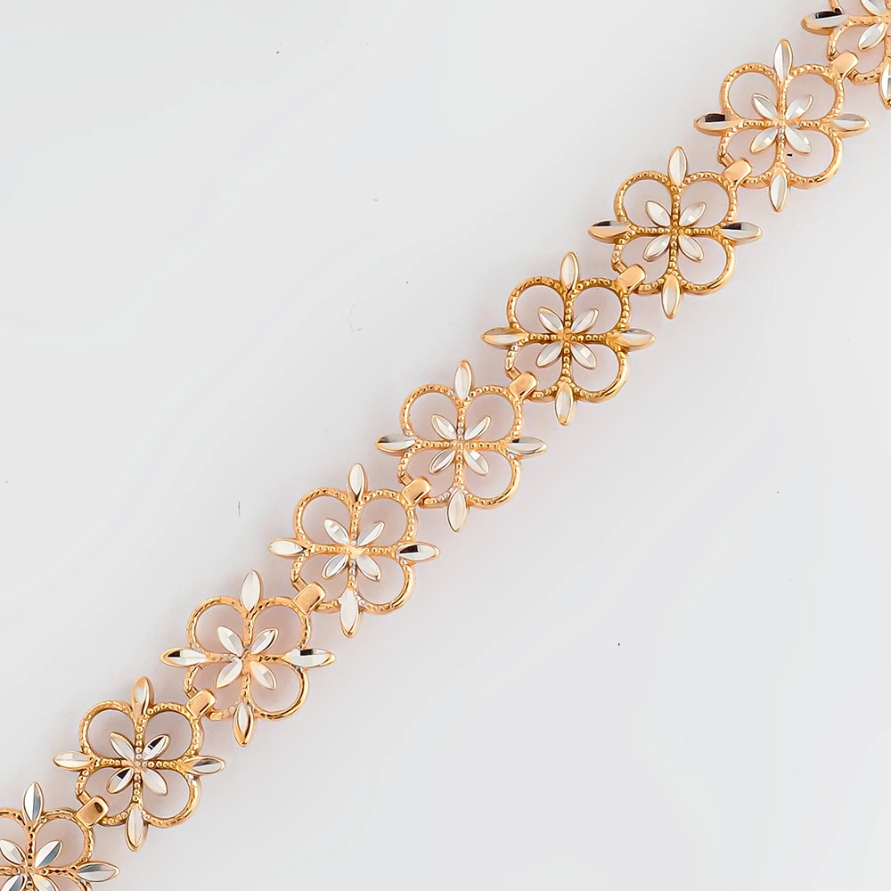 Браслет из красного золота 585 пробы