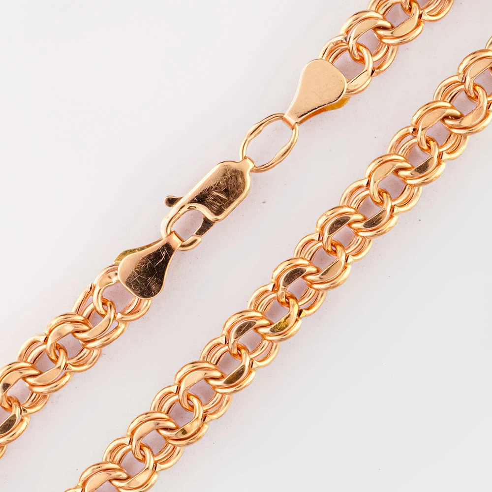 Браслет из красного золота 585 пробы