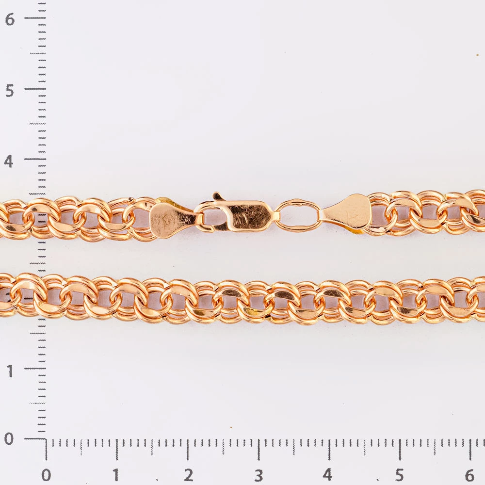 Браслет из красного золота 585 пробы