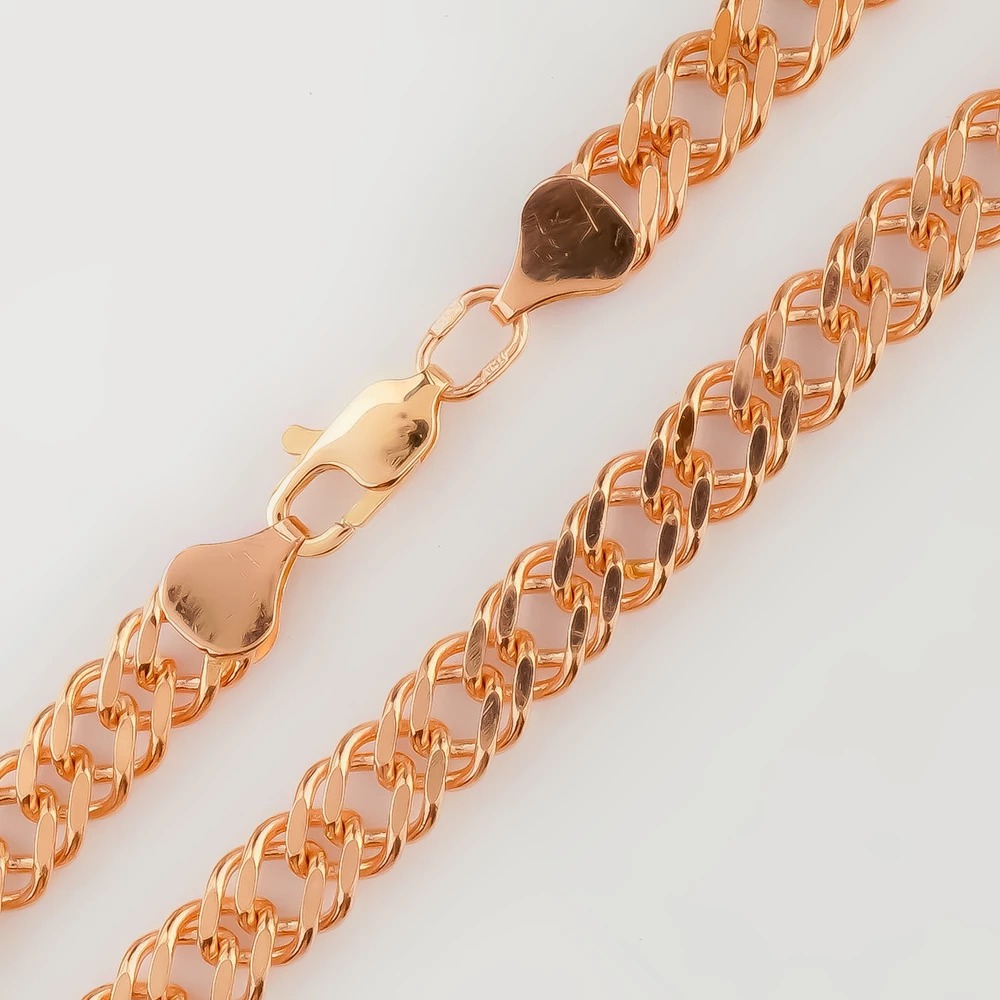 Браслет из красного золота 585 пробы