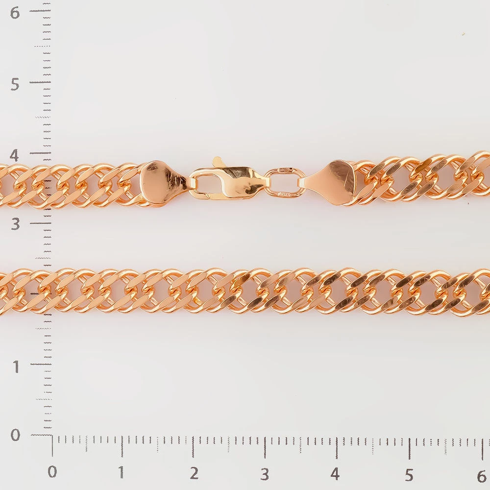 Браслет из красного золота 585 пробы