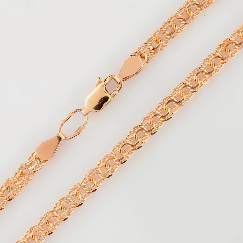 Браслет из красного золота 585 пробы