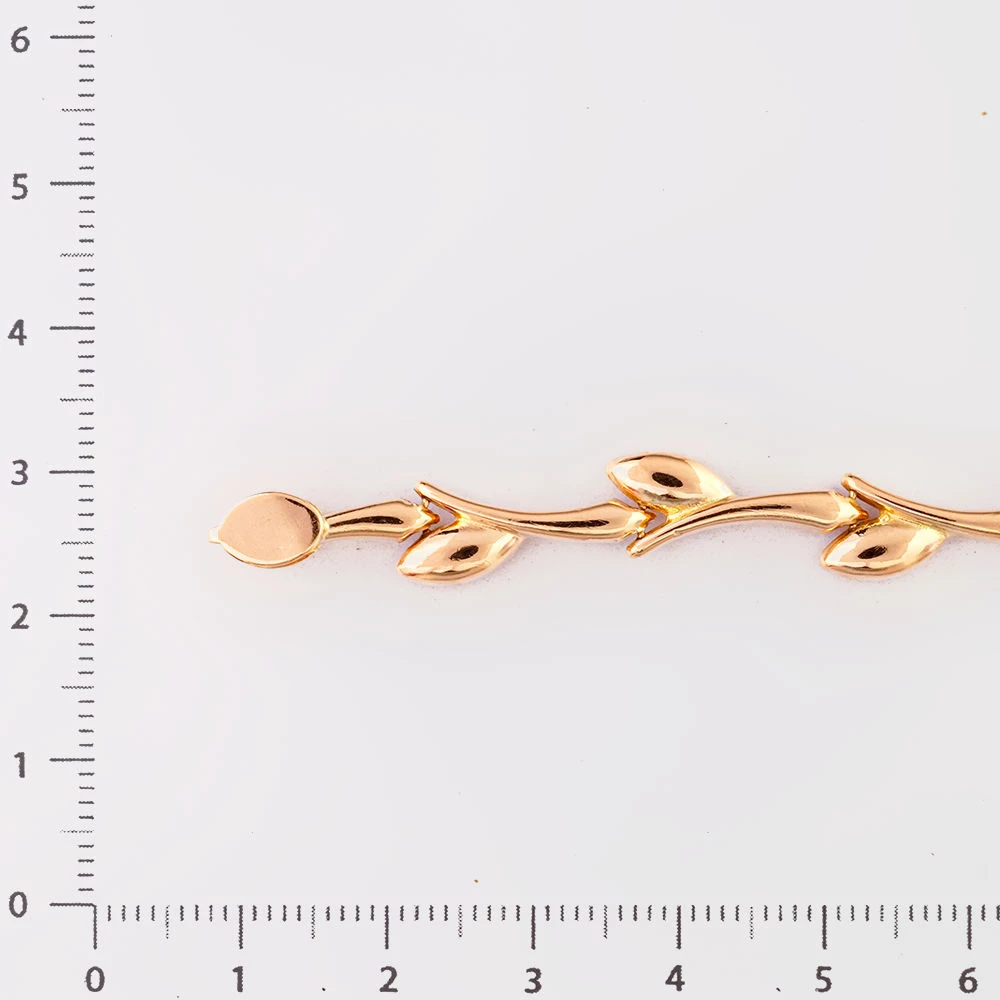 Браслет из красного золота 585 пробы