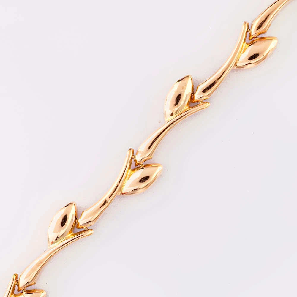 Браслет из красного золота 585 пробы