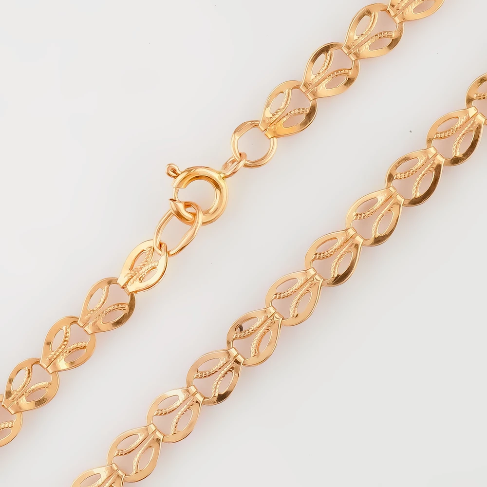 Браслет из красного золота 585 пробы