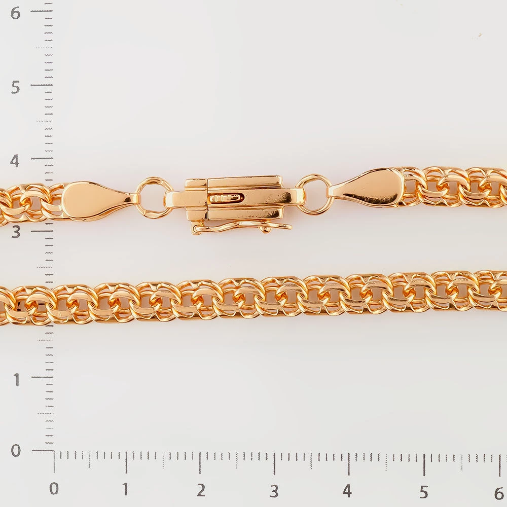 Браслет из красного золота 585 пробы