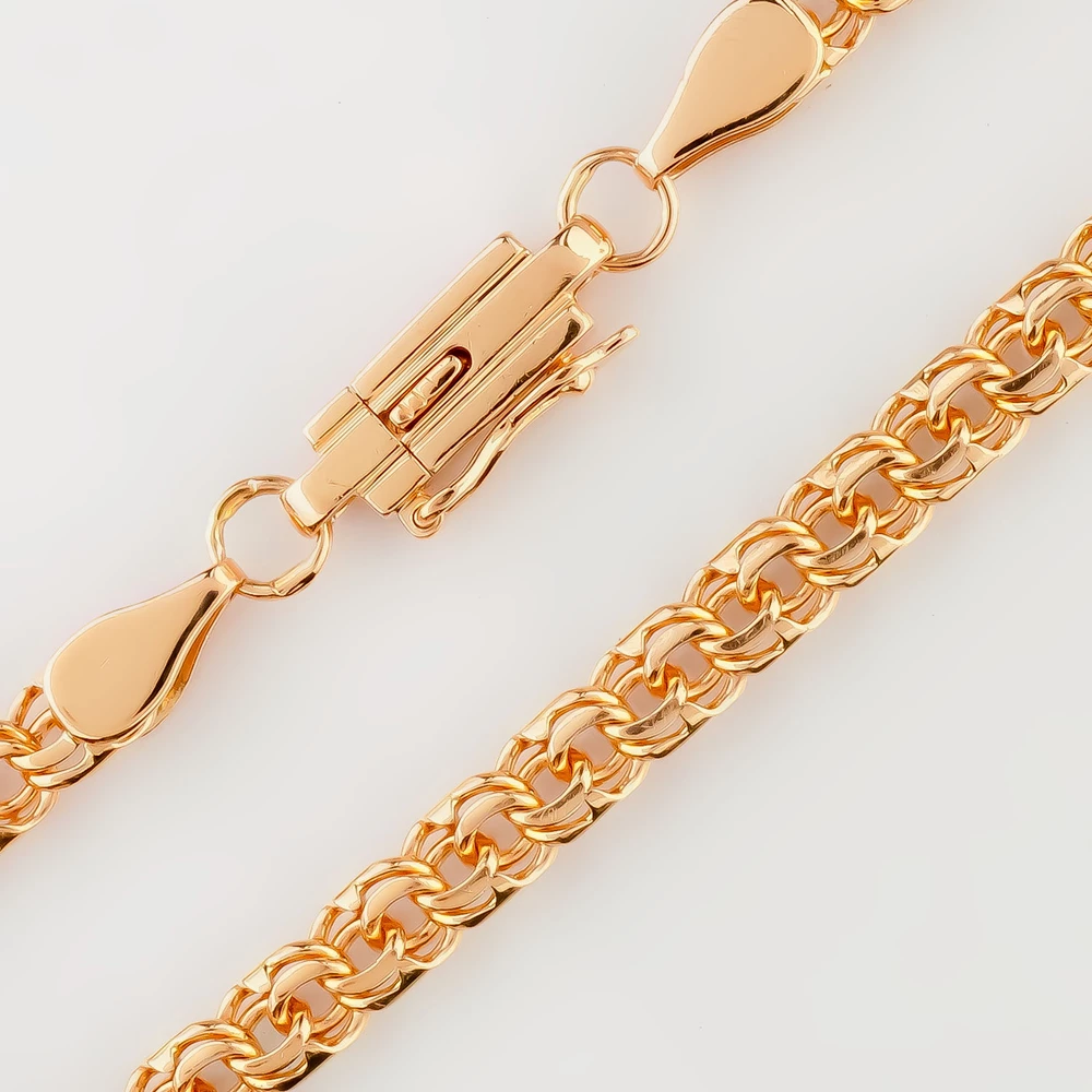 Браслет из красного золота 585 пробы