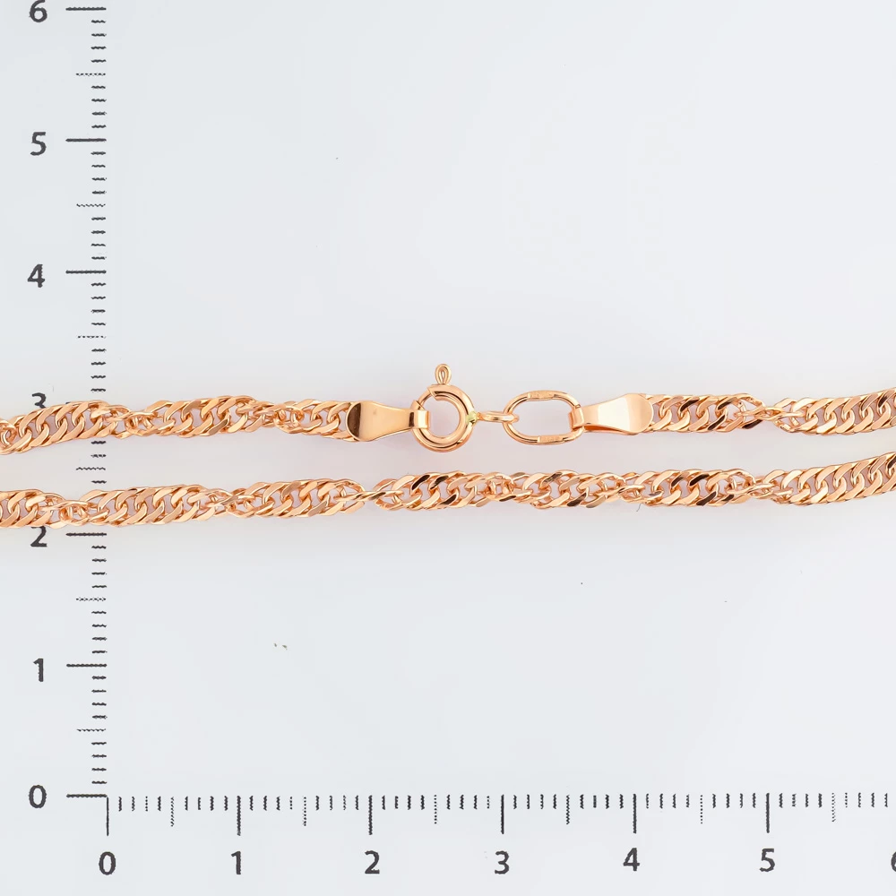 Браслет из красного золота 585 пробы