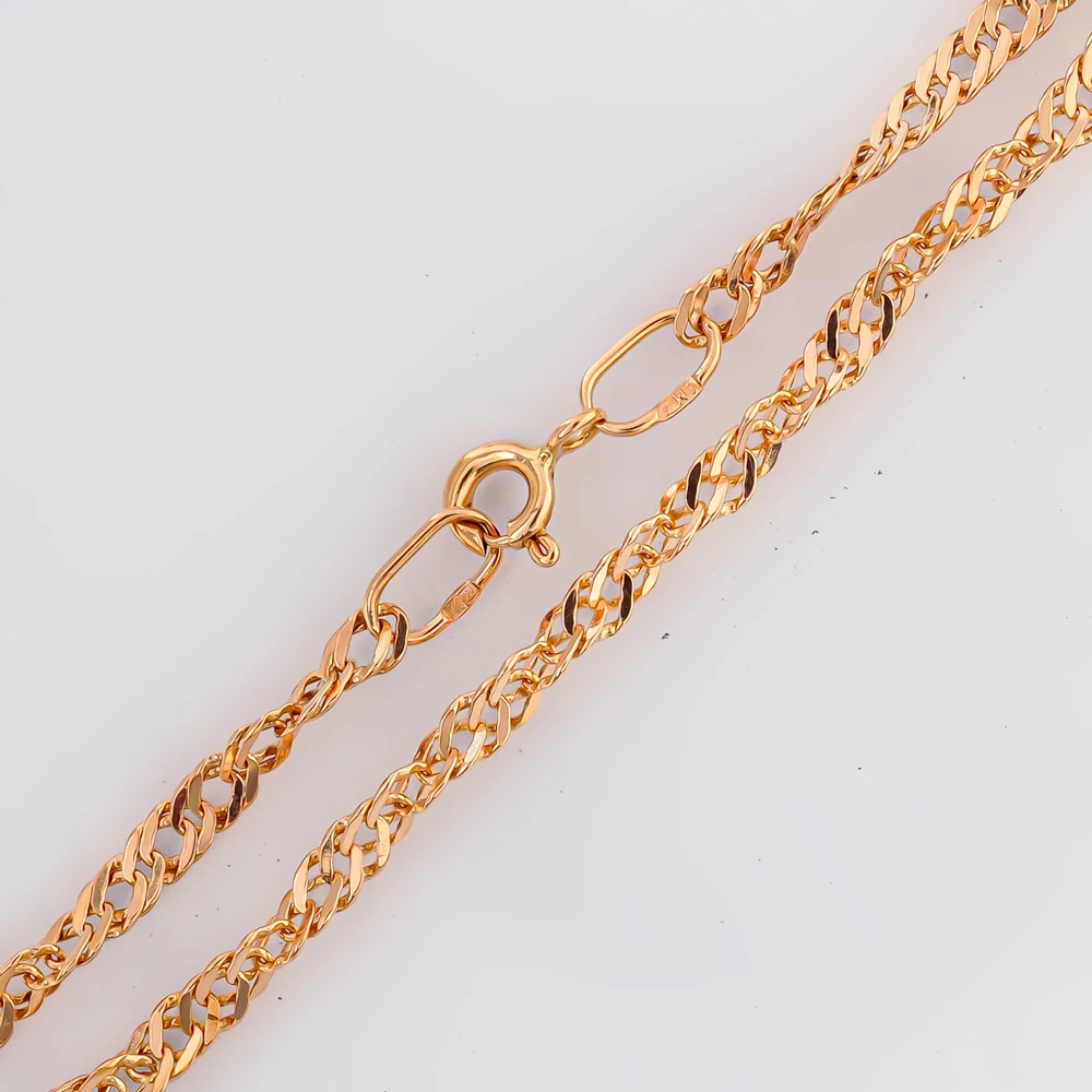 Браслет из красного золота 585 пробы