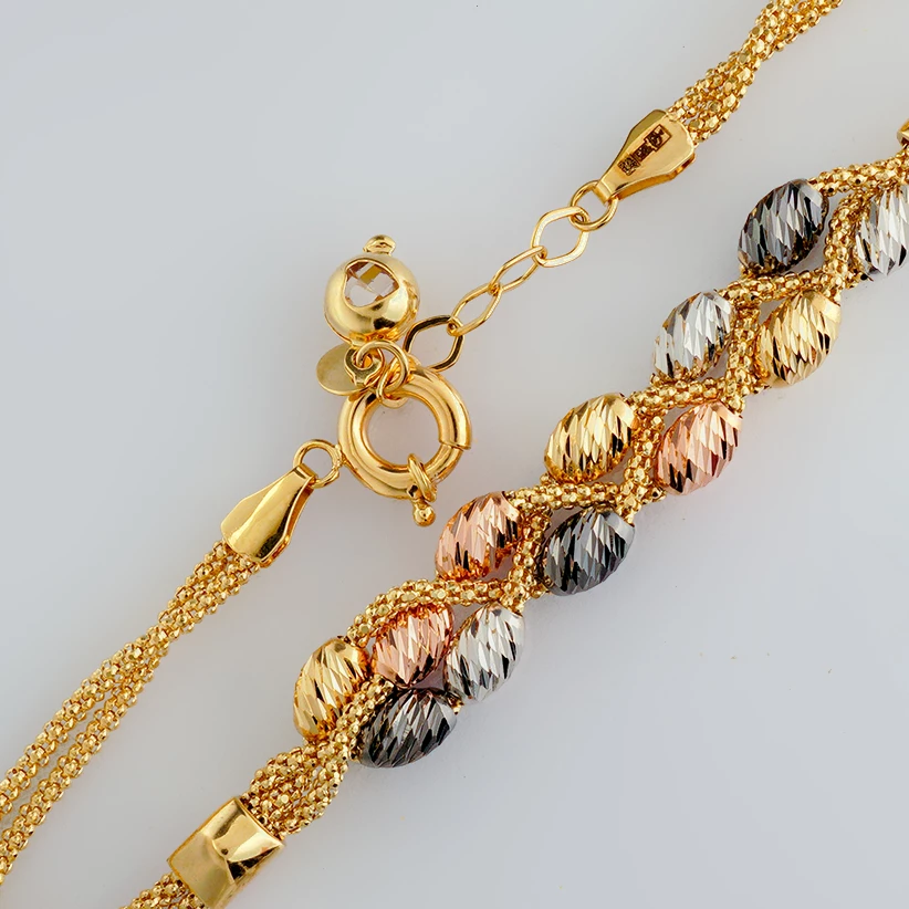 Браслет из желтого золота 585 пробы