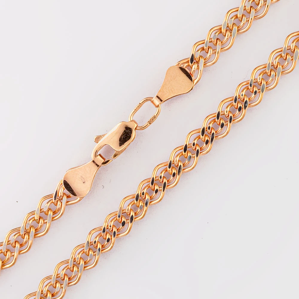 Браслет из красного золота 585 пробы