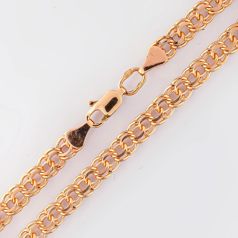 Браслет из красного золота 585 пробы