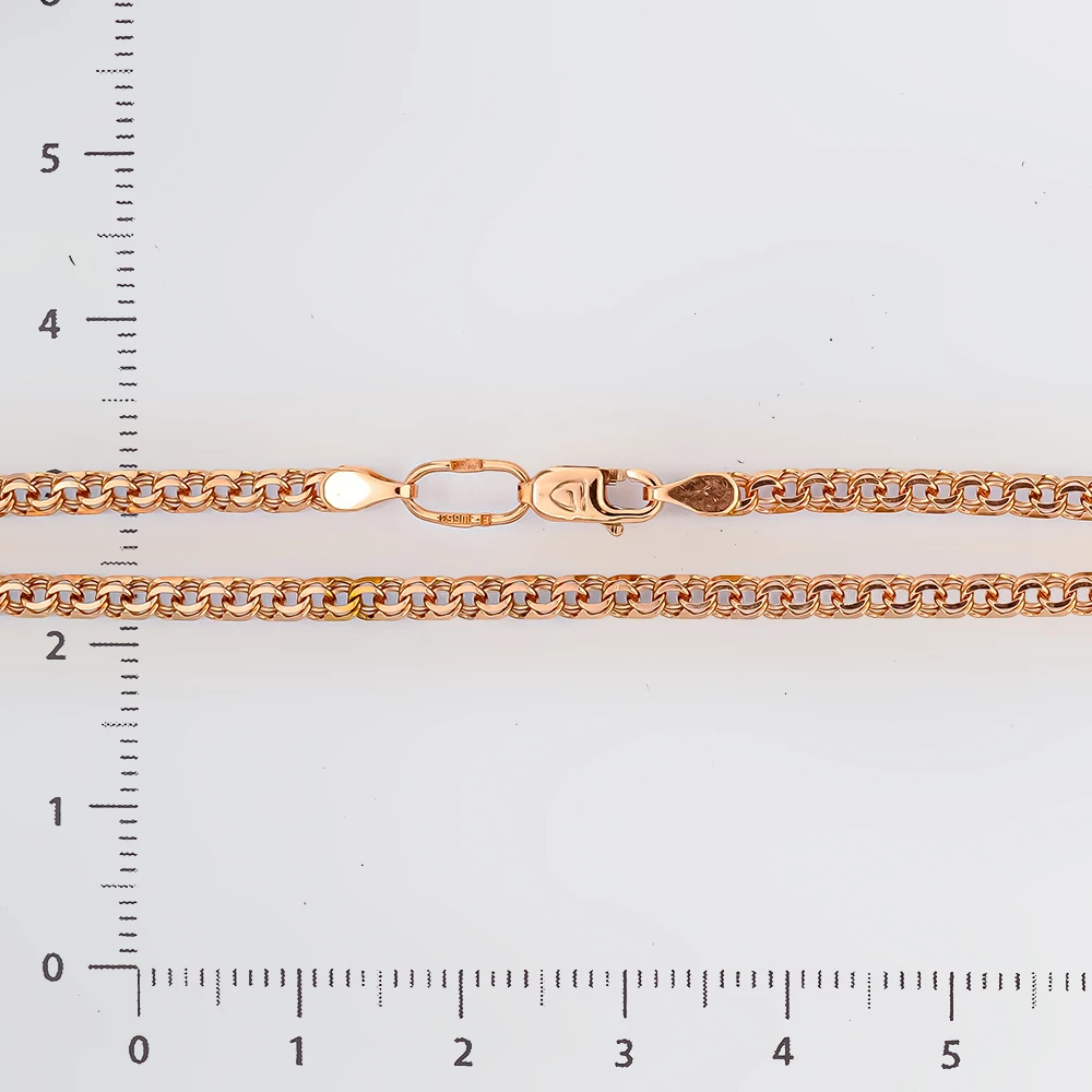 Браслет из красного золота 375 пробы