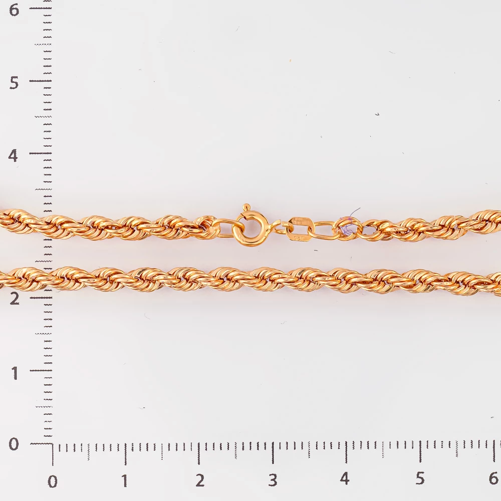 Браслет из красного золота 585 пробы