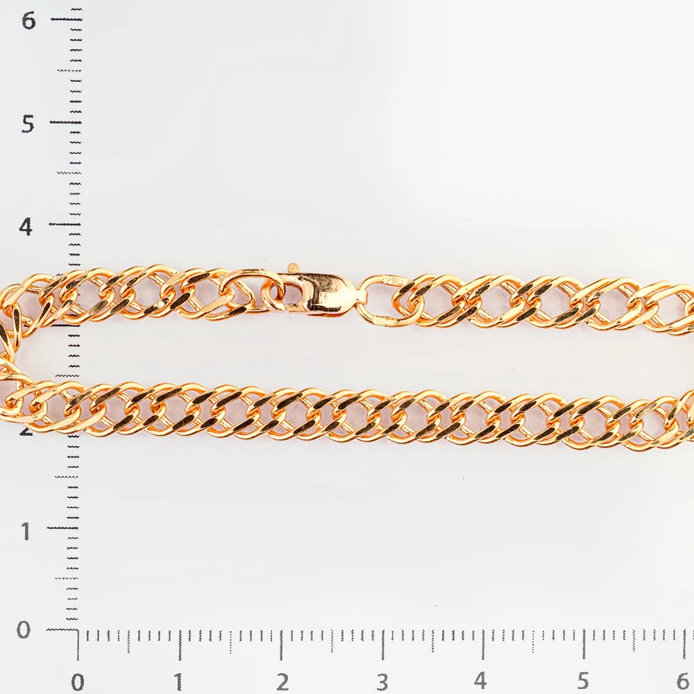 Браслет из красного золота 585 пробы