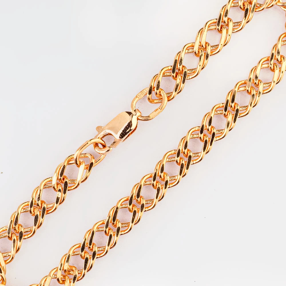 Браслет из красного золота 585 пробы