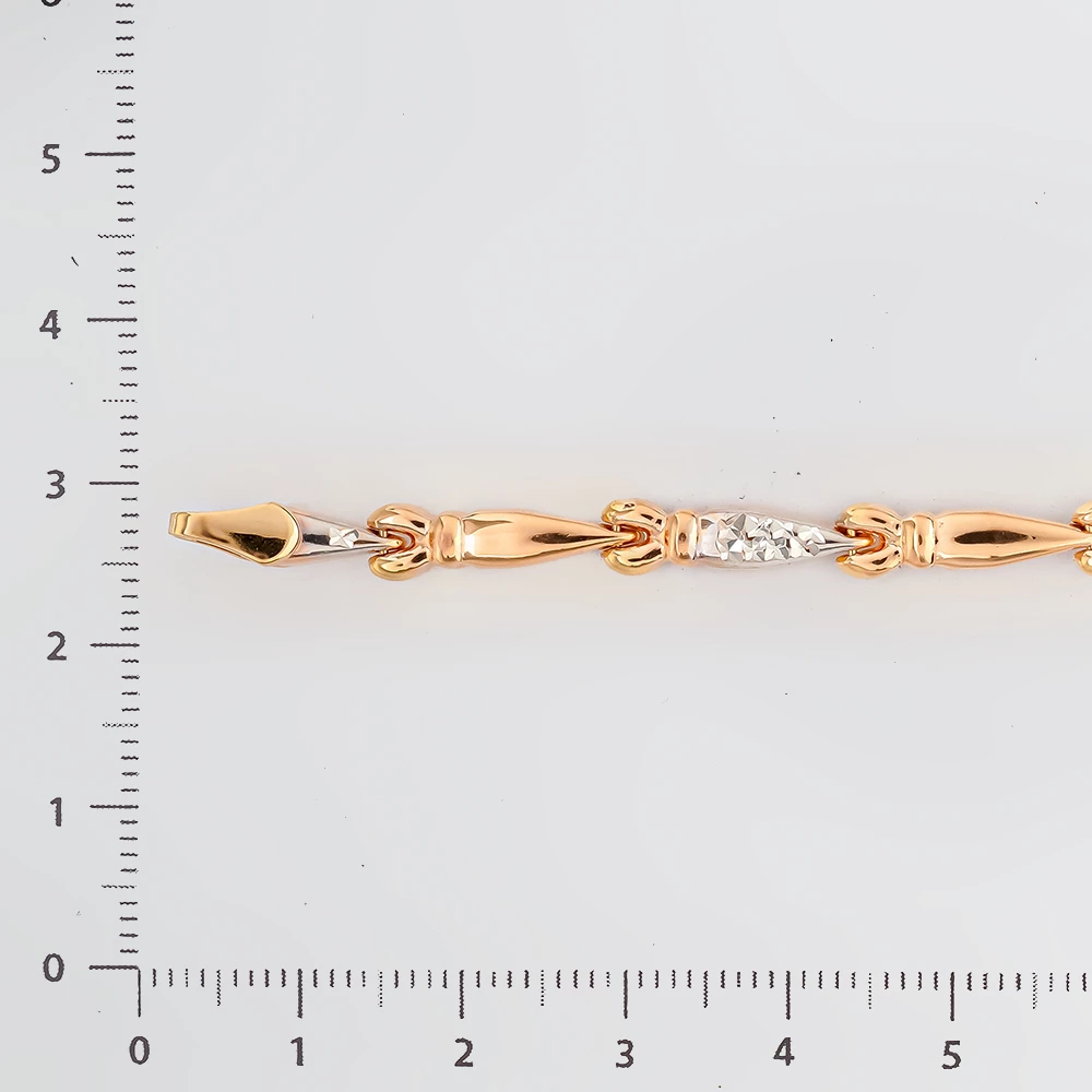 Браслет из красного золота 585 пробы