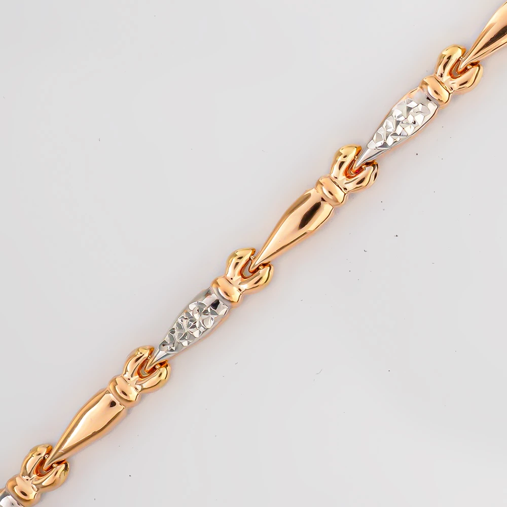 Браслет из красного золота 585 пробы