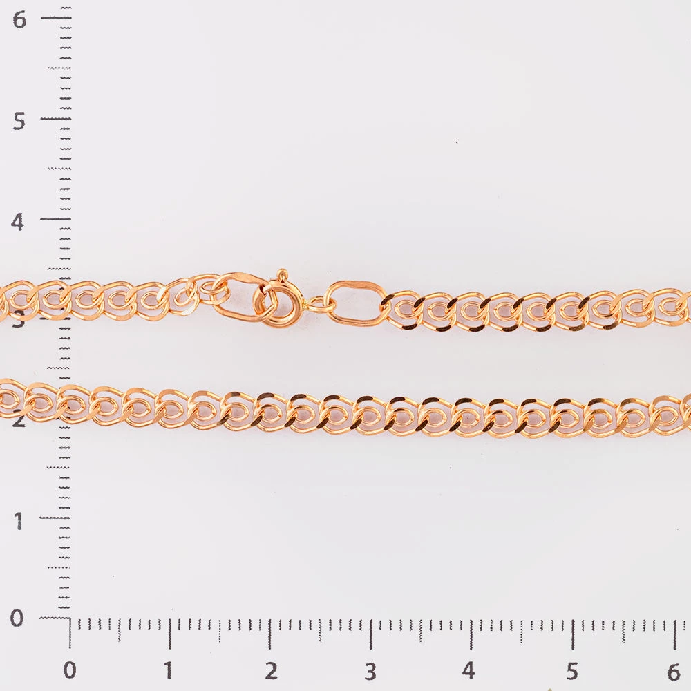 Браслет из красного золота 585 пробы