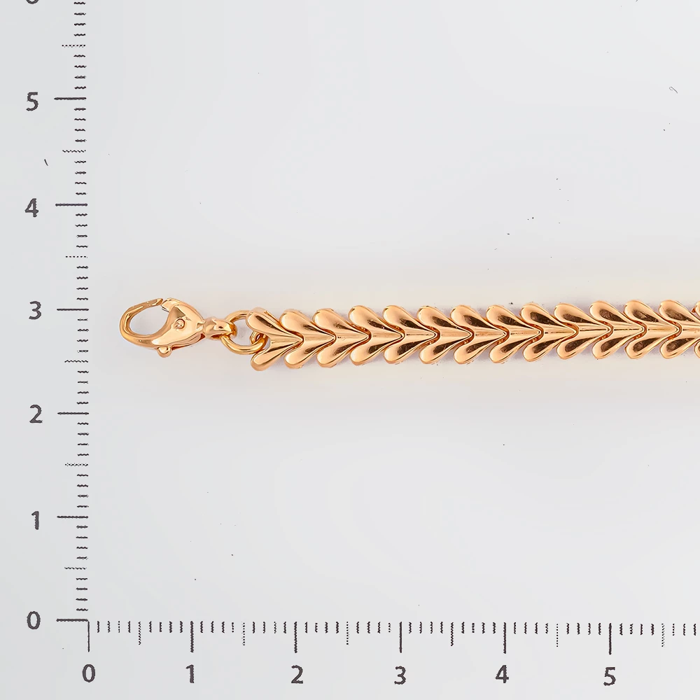 Браслет из красного золота 585 пробы