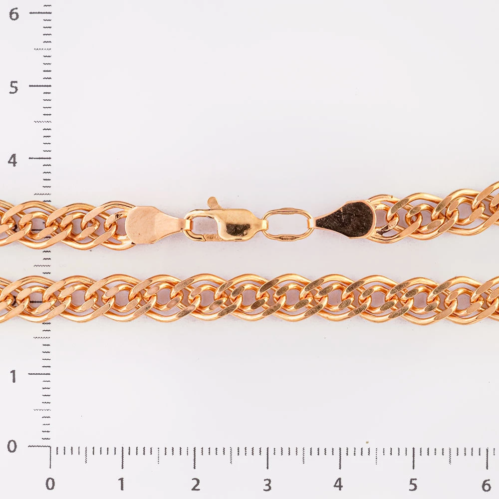 Браслет из красного золота 585 пробы