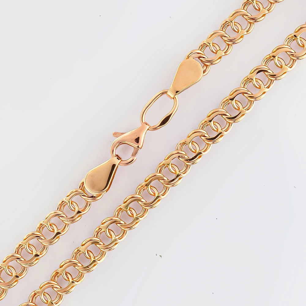 Браслет из красного золота 585 пробы