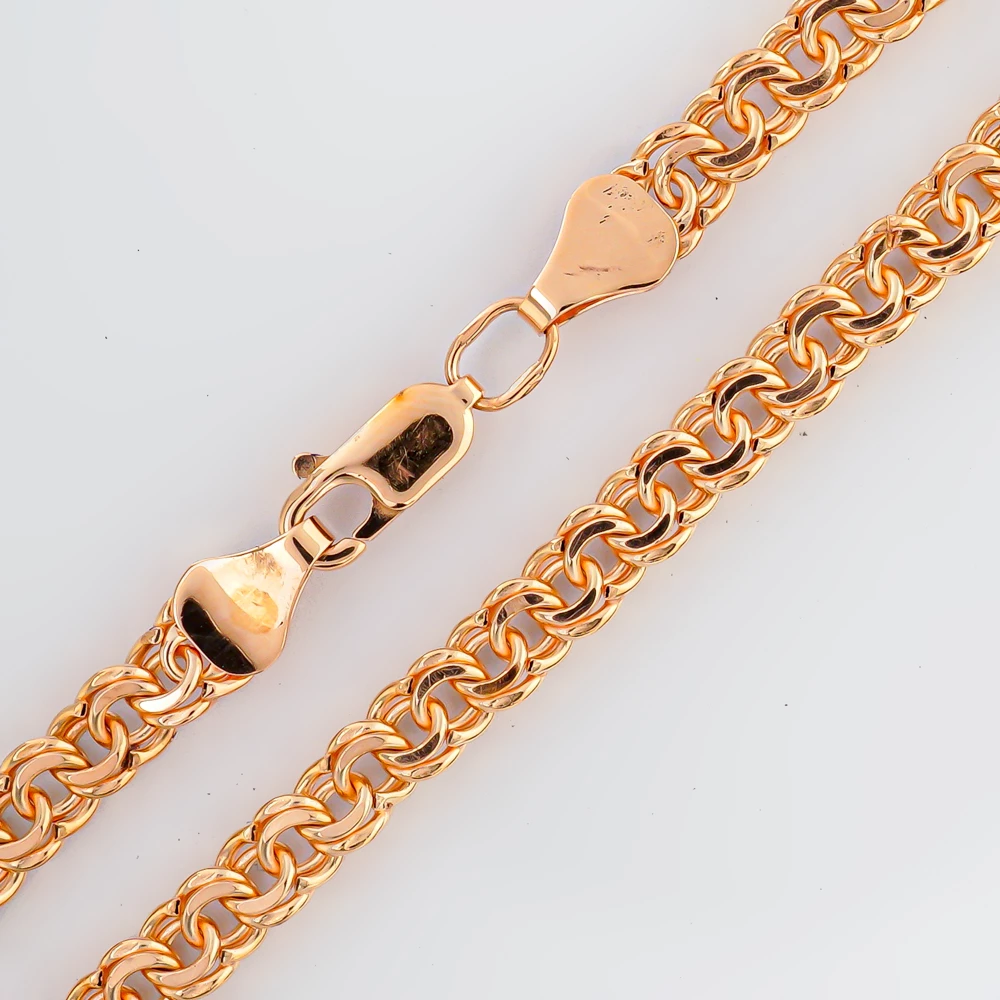 Браслет из красного золота 585 пробы