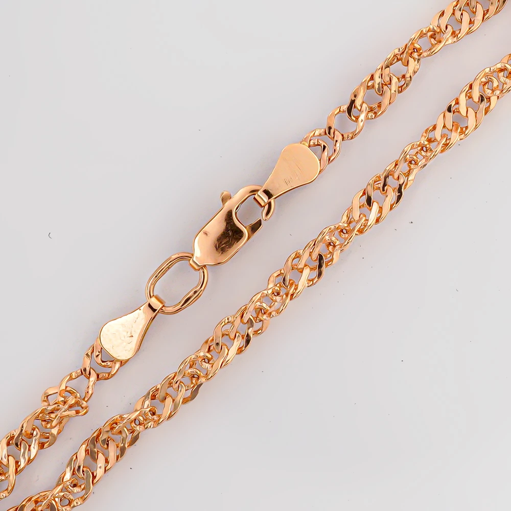 Браслет из красного золота 585 пробы