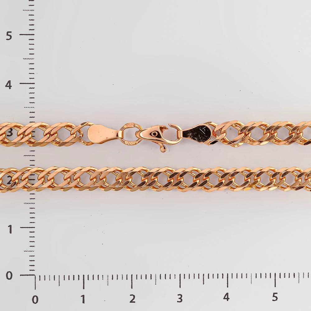 Браслет из красного золота 585 пробы