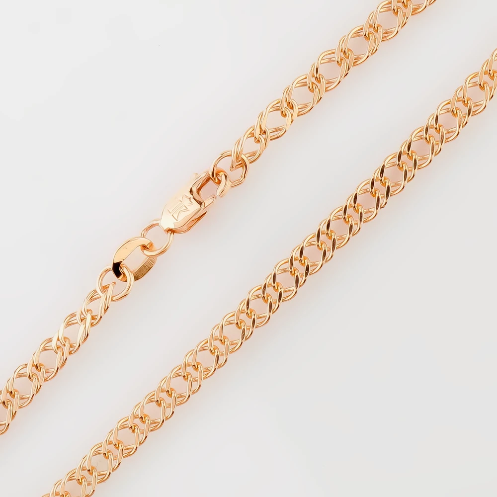 Браслет из красного золота 585 пробы