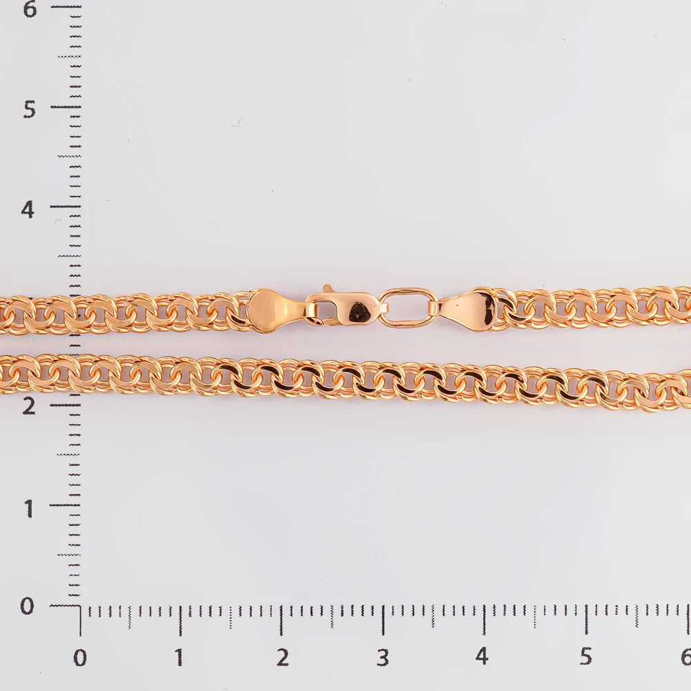 Браслет из красного золота 585 пробы