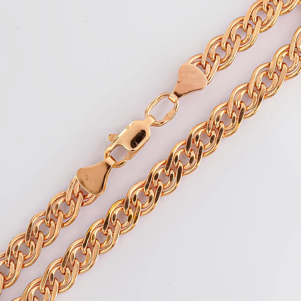 Браслет из красного золота 585 пробы