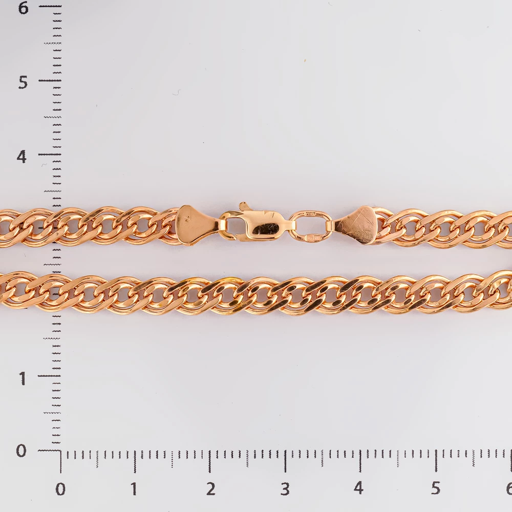 Браслет из красного золота 585 пробы