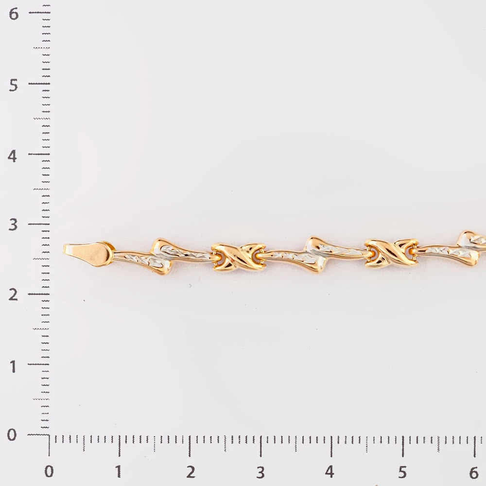 Браслет из красного золота 585 пробы