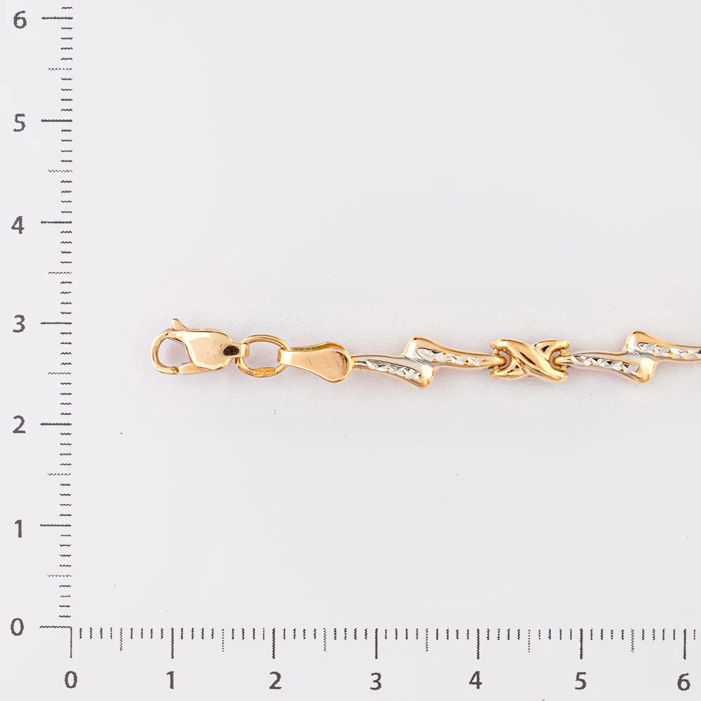 Браслет из красного золота 585 пробы