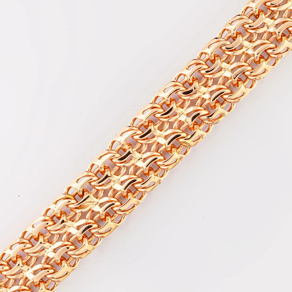 Браслет из красного золота 585 пробы