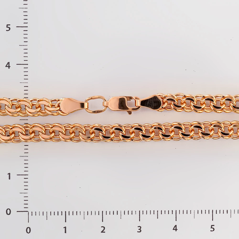 Браслет из красного золота 585 пробы