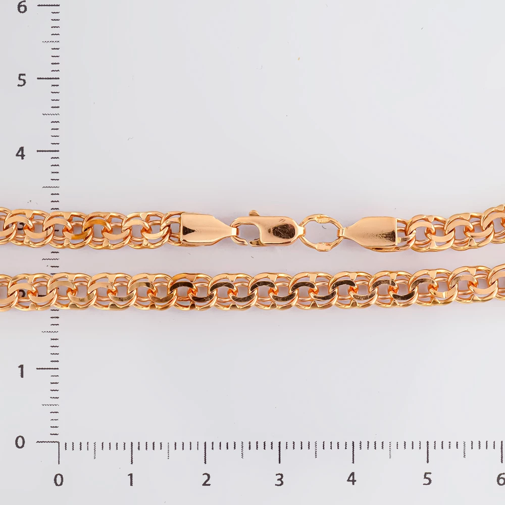 Браслет из красного золота 585 пробы