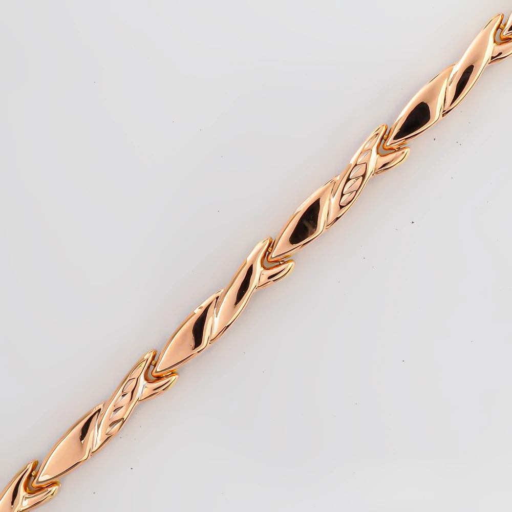 Браслет из красного золота 585 пробы