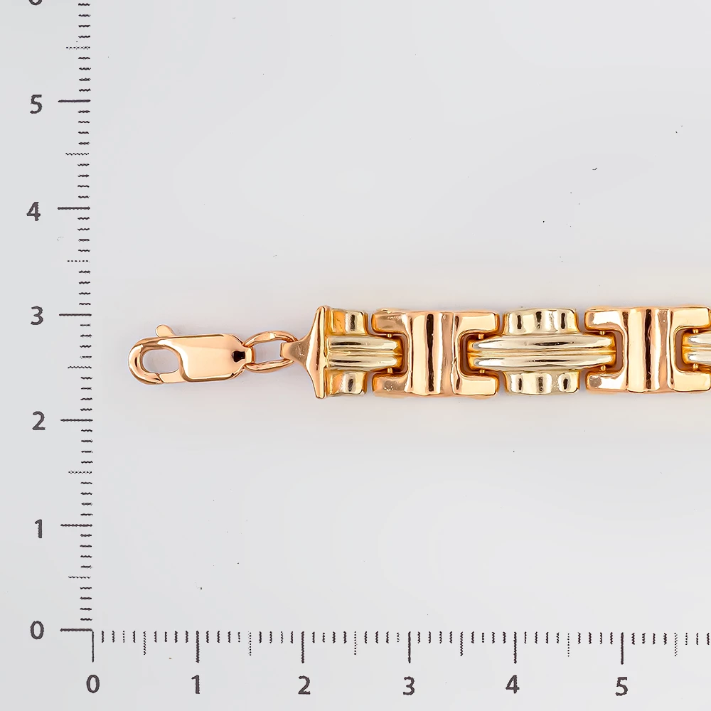 Браслет из красного золота 585 пробы