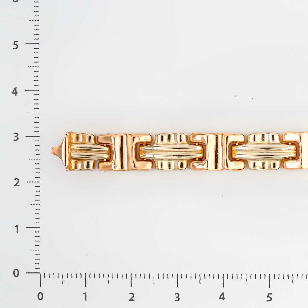 Браслет из красного золота 585 пробы