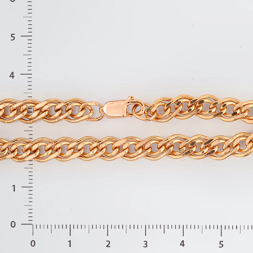 Браслет из красного золота 585 пробы