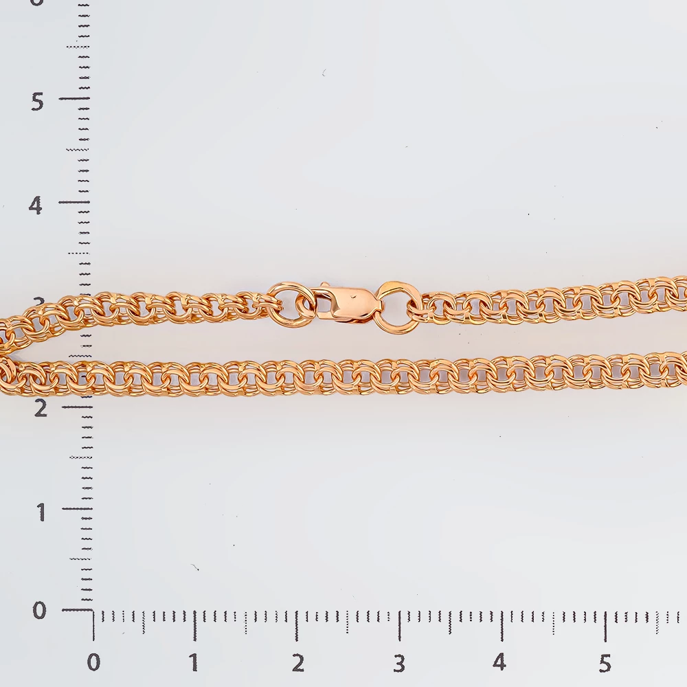 Браслет из красного золота 585 пробы