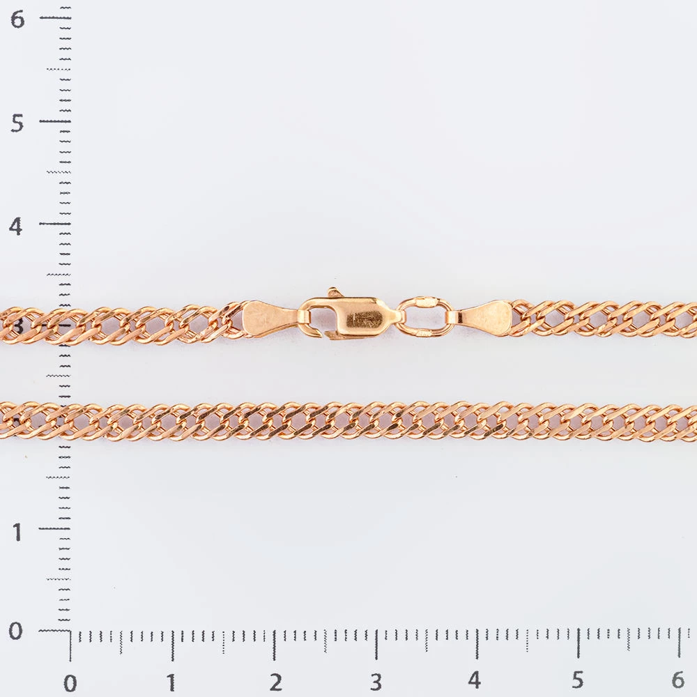 Браслет из красного золота 585 пробы