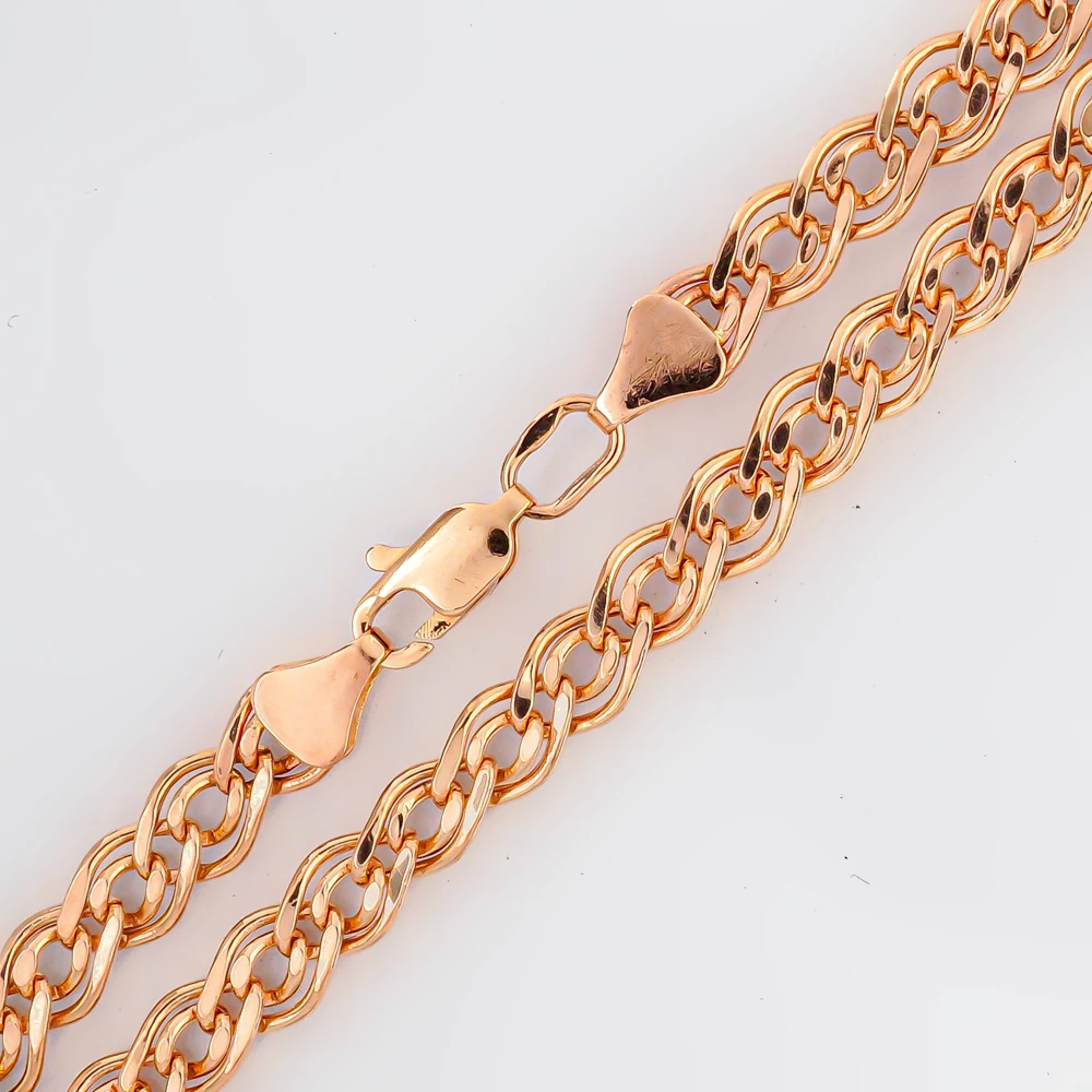 Браслет из красного золота 585 пробы