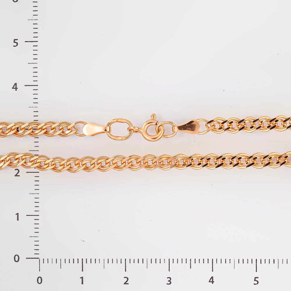 Браслет из красного золота 585 пробы