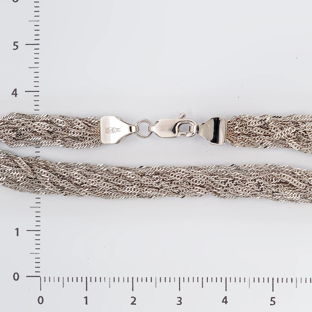 Браслет из белого золота 585 пробы