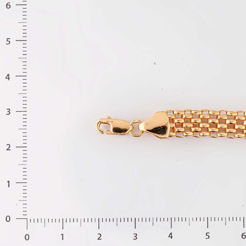 Браслет из красного золота 585 пробы